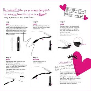 Augenwimpern Hefter + 45 Fake Wimpern Set