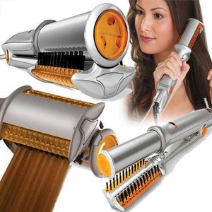 Nass und trocken Styler glätten + Lockenwickler 3in1 Gerät