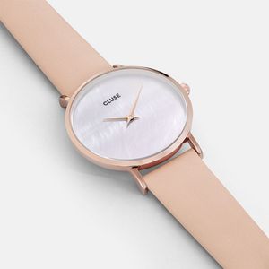 Cluse Minuit La Perle Roségold Weiss Perlmutt/Nude CL30059 