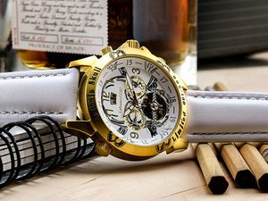 Calvaneo 1583 Astonia Skull White Edition Automatik