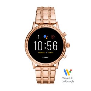 Fossil Julianna HR FTW6035 Smartwatch + 2 Originale Fossil Smartwatch Ladekabel