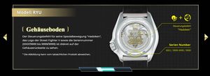 Seiko 5 Ryu Streetfighter Limited SRPF19K1 Unshakable Fist