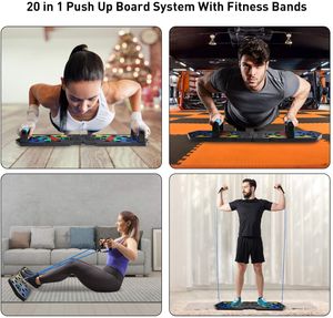 21-in-1 Push Up Rack + Widerstandsbänder Board Profiversion Muskeltraining + Griffe