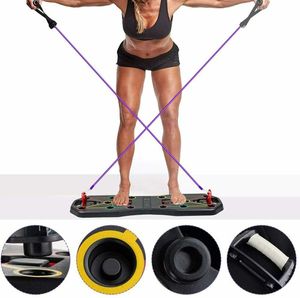 21-in-1 Push Up Rack + Widerstandsbänder Board Profiversion Muskeltraining + Griffe