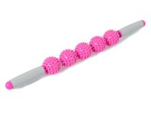 Massagestab Faszienrolle mit 5 Kugeln Massageroller Kugelmassage