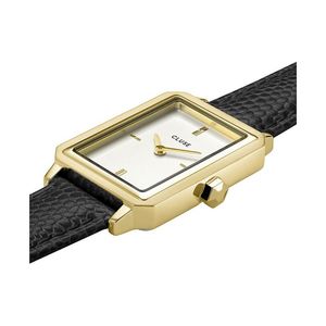 CW11504 Fluette Leather Black Lizard, Gold Color
