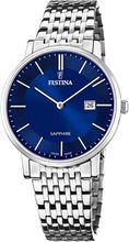 Festina Swiss Made F20018/2 Sapphire, blaufarbene Herrenuhr