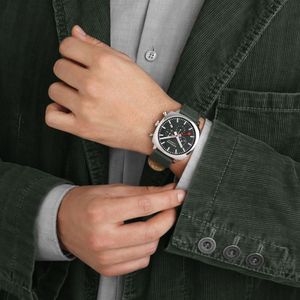 Mondaine MSL.41460.LF.SET  Cushion Chrono Herren