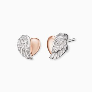 Engelsrufer ERE-LILHEARTWINGBI Damen Ohrstecker