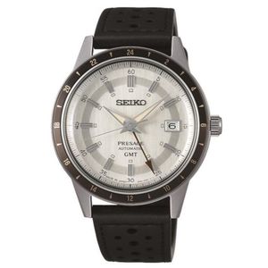 Seiko Presage SSK011J1 Automatik GMT Style 60s Herrenuhr