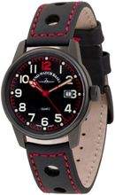 Zeno-Watch Basel Pilot Classic 3315Q-bk-a17 Herren