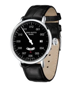 Zeno-Watch Basel Design Bauhaus Uno Dualtime C0073Q-Di2 Herren