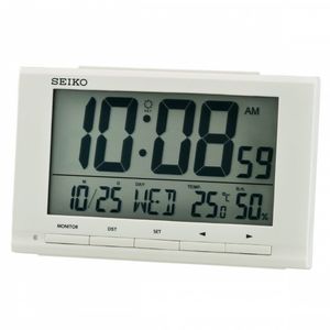 Seiko QHL090W LCD-Wecker