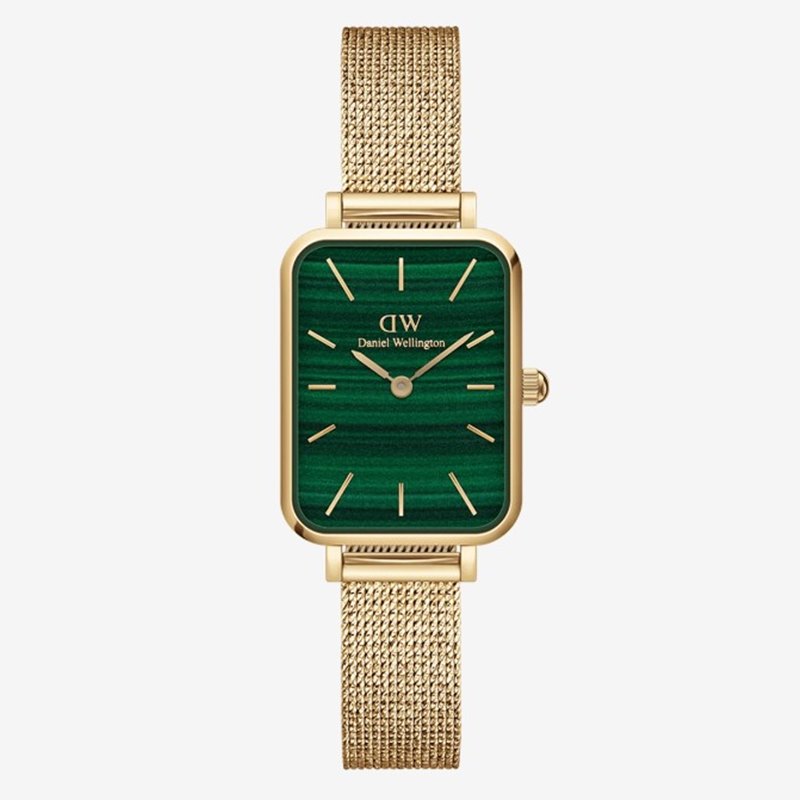 Daniel Wellington DW00100561 Quadro Pressed Evergold Damenuhr