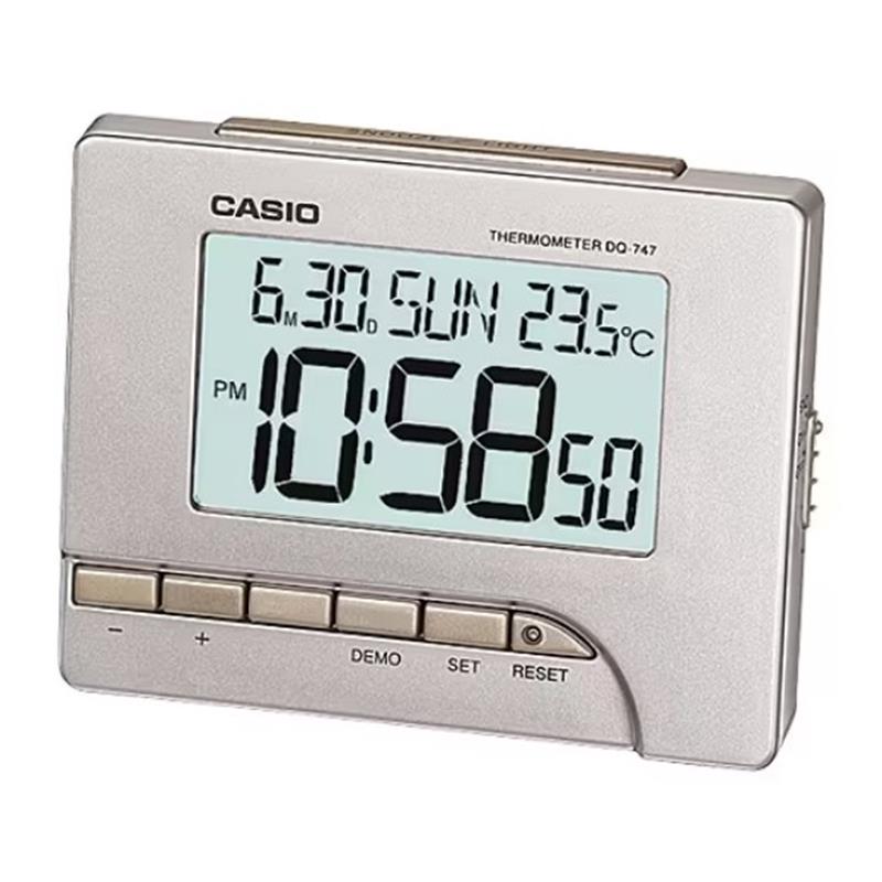 Casio Wake Up DQ-747-8EF Wecker mit Thermometer und Displaybeleuchtung