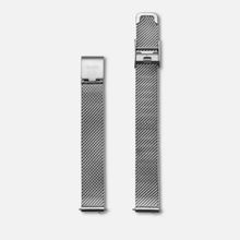 CS1401101073 Mesh Silver Watch Strap 12 mm