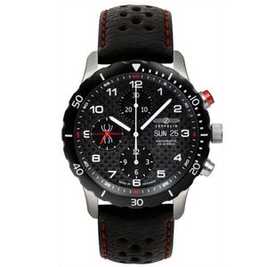 Zeppelin 7216-2 Spiderman Night Cruiser Limited Edition Valjoux 7750 Herrenuhr