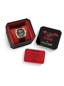 【生産終了】POLICE BATMAN 限定版 時計GD0022602 Police PEWGD0022602 Forever Batman Watch • EAN: 4894816136581