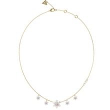 Guess JUBN04133JWYGWHT-U White Lotus Damen Halskette