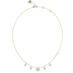 Guess JUBN04133JWYGWHT-U White Lotus Damen Halskette