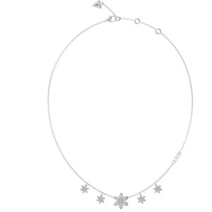 Guess JUBN04143JWRHT-U White Lotus Damen Halskette
