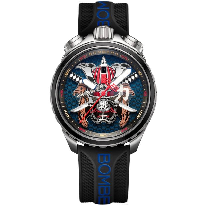 Bomberg Bolt-68 BS45CHSS.071-2.12 Heritage Blue Samurai Herrenuhr