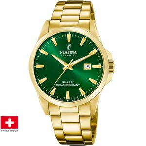Festina F20044/5 Swiss Made Acero Klassik Herrenuhr