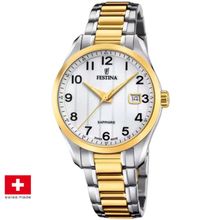 Festina F20027/1 Swiss Made Acero Klassik Herrenuhr