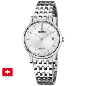 Festina F20019/4 Swiss Made Acero Klassik Damenuhr
