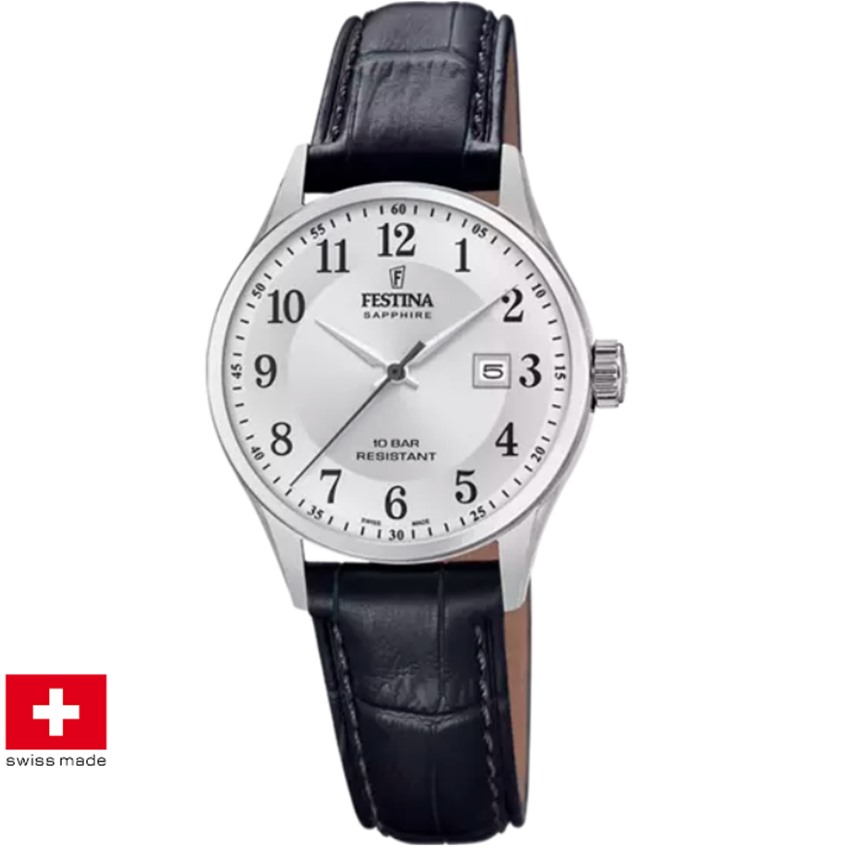 Festina F20009/5 Swiss Made Correa Klassik Damenuhr