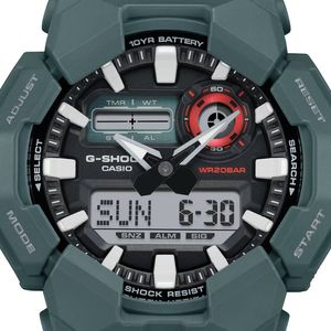 Casio G-Shock GA-010-2AER 10 year Battery New Combi Herrenuhr