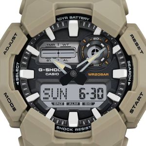 Casio G-Shock GA-010-5AER 10 year Battery New Combi Herrenuhr