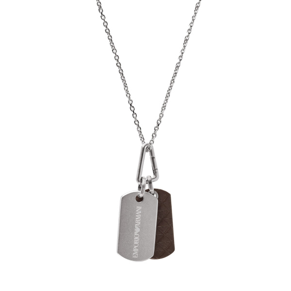 Emporio Armani EGS3133040 Eagle Logo Herren Halskette