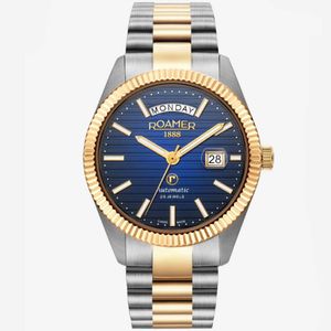 Roamer 981666 47 45 50 Primeline Daydate II Automatik Herrenuhr
