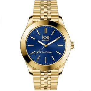 Ice Watch 023798 Ice Steel Gold Blue Solar Gents Watch
