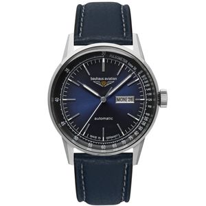 Bauhaus 23663 Bauhaus Aviation G38 Automatik Herrenuhr