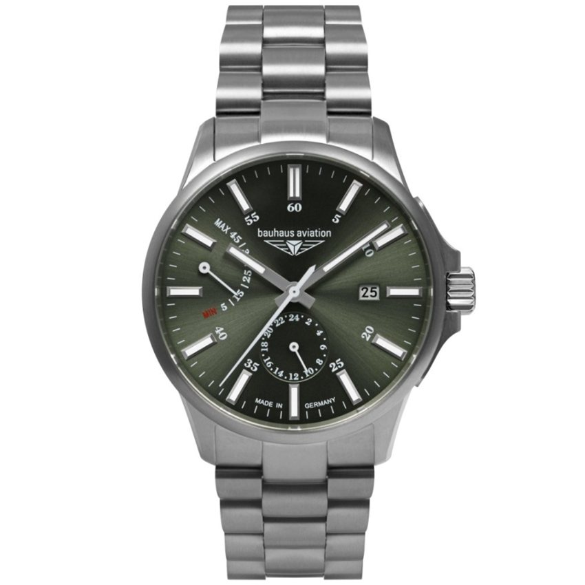 Bauhaus 2860M4 Bauhaus Aviation Titanium Automatik Herrenuhr