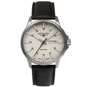 Bauhaus 28665 Bauhaus Aviation Titanium Automatik Herrenuhr