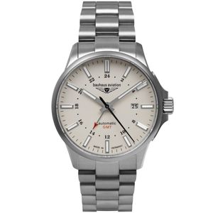 Bauhaus 2868M5 Bauhaus Aviation Titanium Herrenuhr