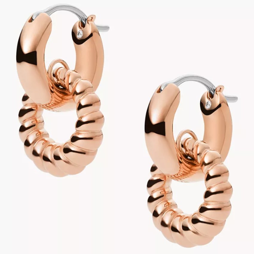 Fossil JF03957791 Georgia Rope Damen Ohrringe