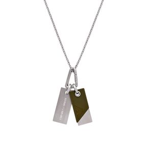 Emporio Armani EGS3179040 Eagle Logo Herren Halskette