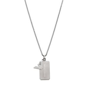 Emporio Armani EGS3167040 Eagle Logo Herren Halskette