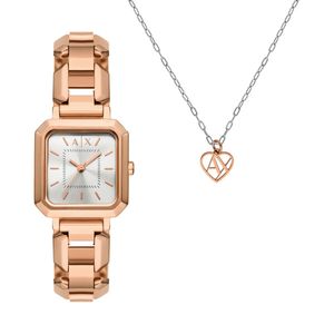 Armani Exchange AX7167SET Damen Uhr & Halskette