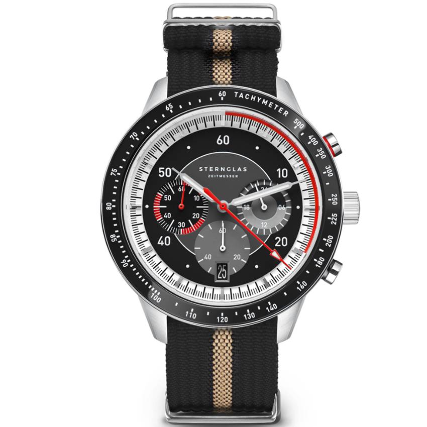 Sternglas S01-TM03-FI09 Tachymeter Herrenuhr