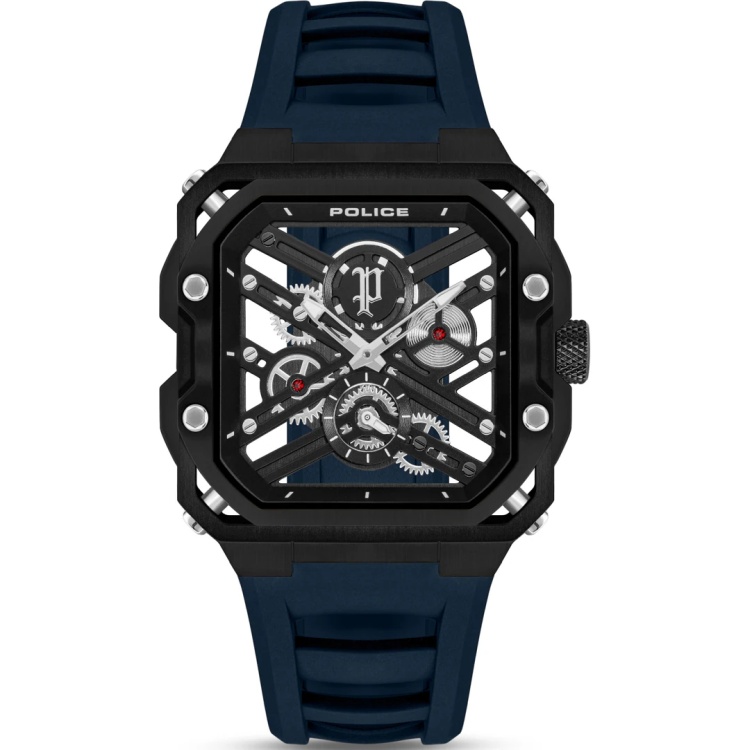 Police PEWGM0072001 – Dunkelblaue Eleganz trifft schwarze Stärke