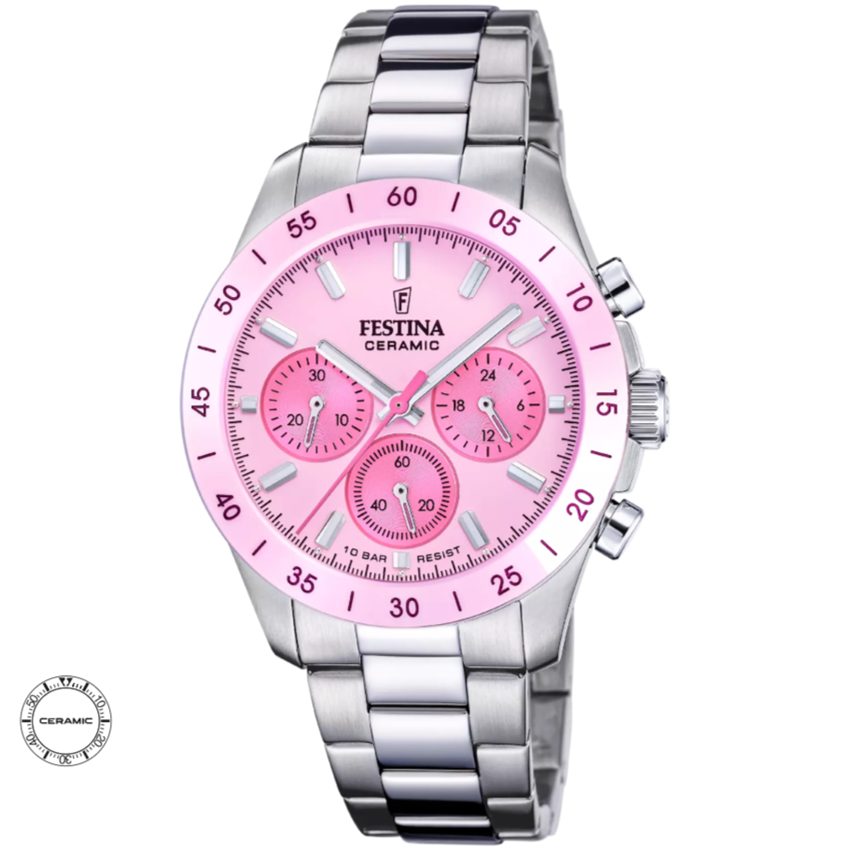 Black Friday Festina F20693/2 Ceramic Chrono Damenuhr