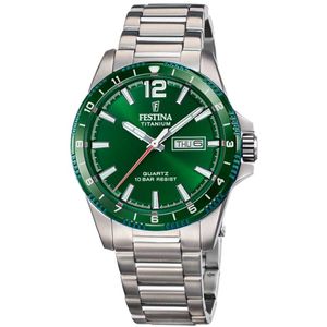 Festina F20698/3 Calendario Titanium Herrenuhr