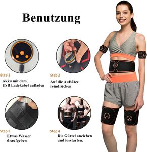 EMS Pro 2.0 komplett Set Bauch Arme Beine EMS Training