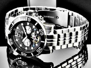 Calvaneo 1583 Sea Command Stahl BLACK, Automatik Diver