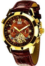 Calvaneo 1583 Astonia "Elegance Brown GOLD", automatic calendar complication